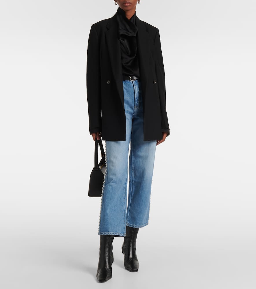 Atelier Le Jane embellished cropped jeans