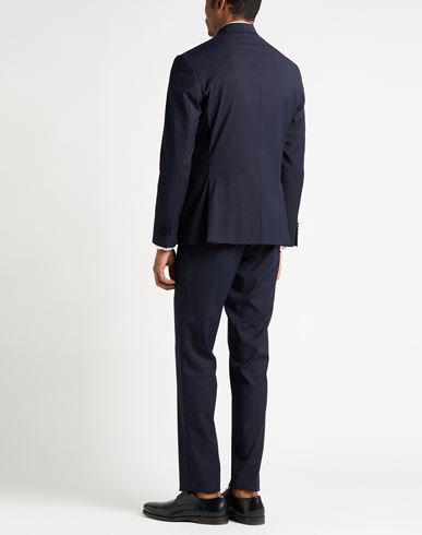 Man Suit Midnight blue Size 42 Polyester, Viscose, Elastane
