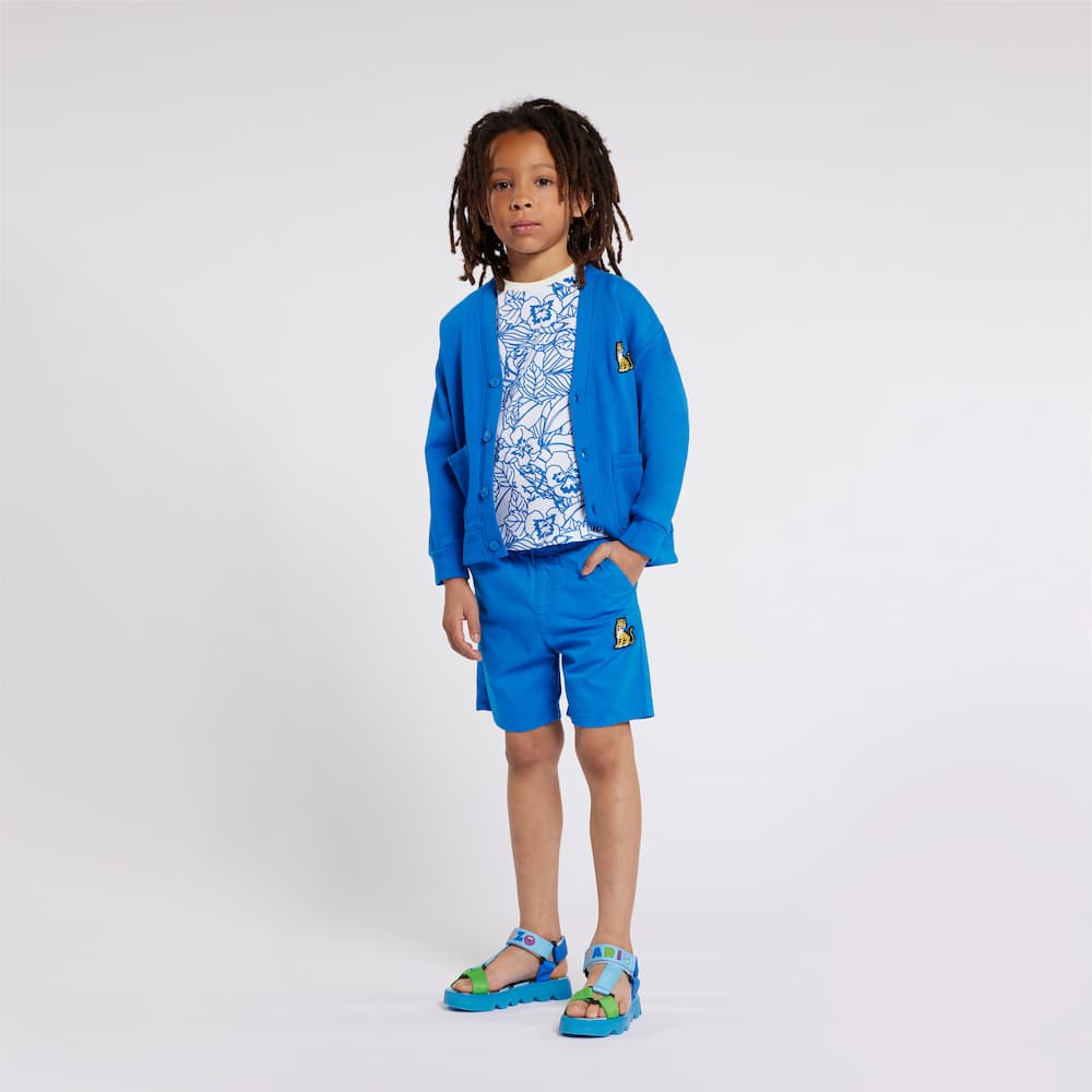 Kenzo Kids Cotton jersey Bermuda shorts