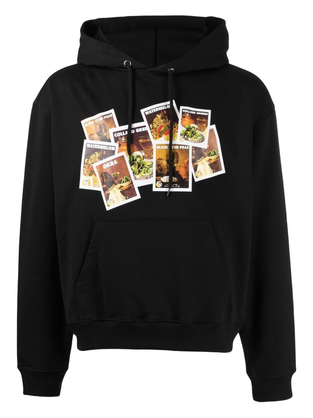 Sky High Farm graphic-print hoodie - Black