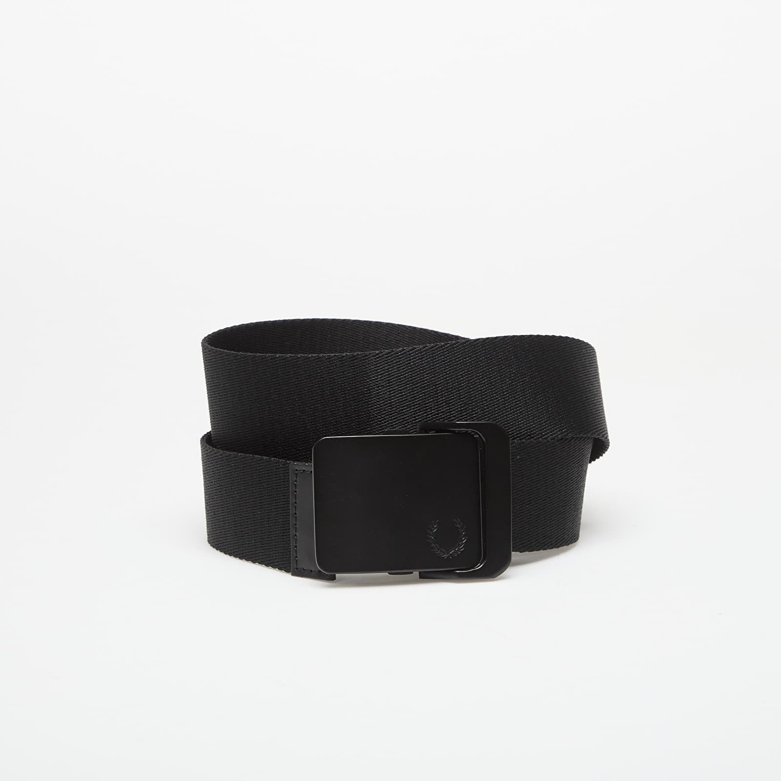 FRED PERRY Plain Webbing Belt Black
