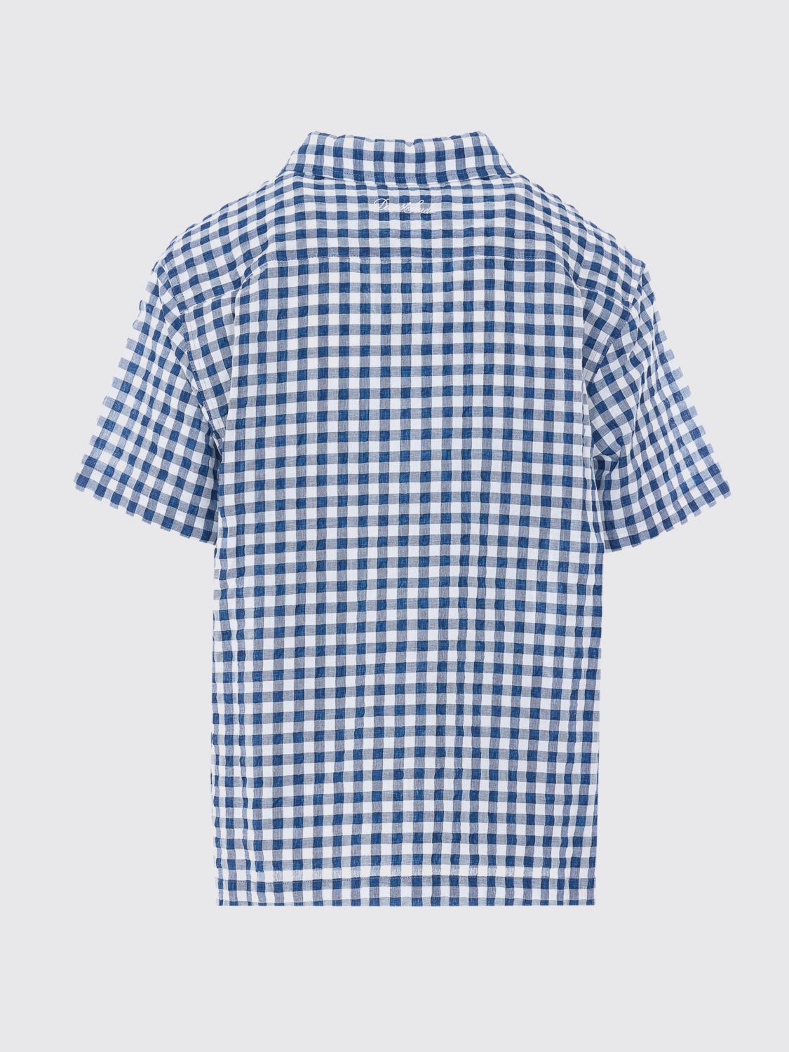 Checked Cotton Blend Shirt
