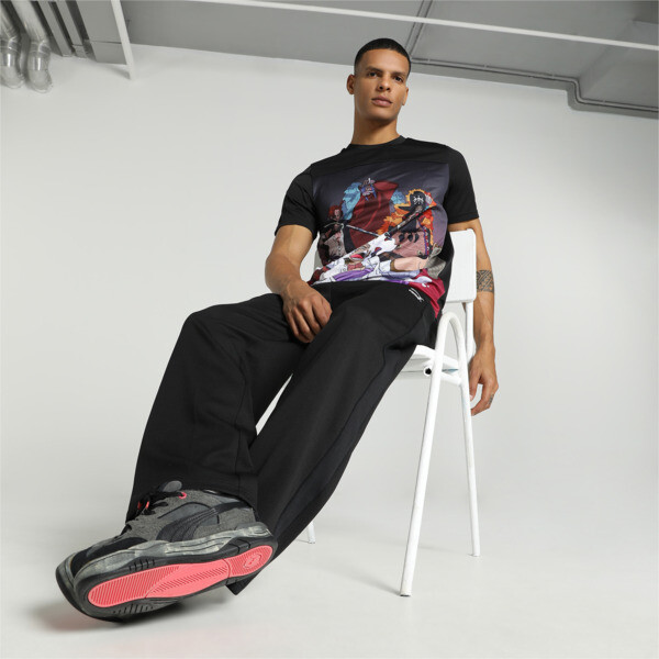 PUMA x ONE PIECE All-Over Print Men's T-Shirt in Black