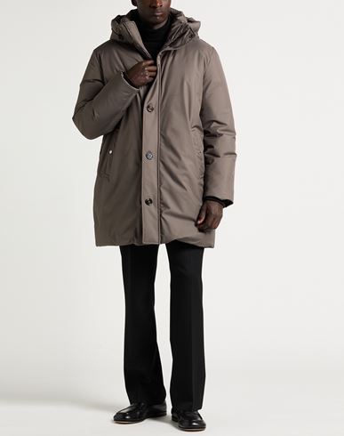 Man Puffer Grey Size 44 Polyamide, Polyester