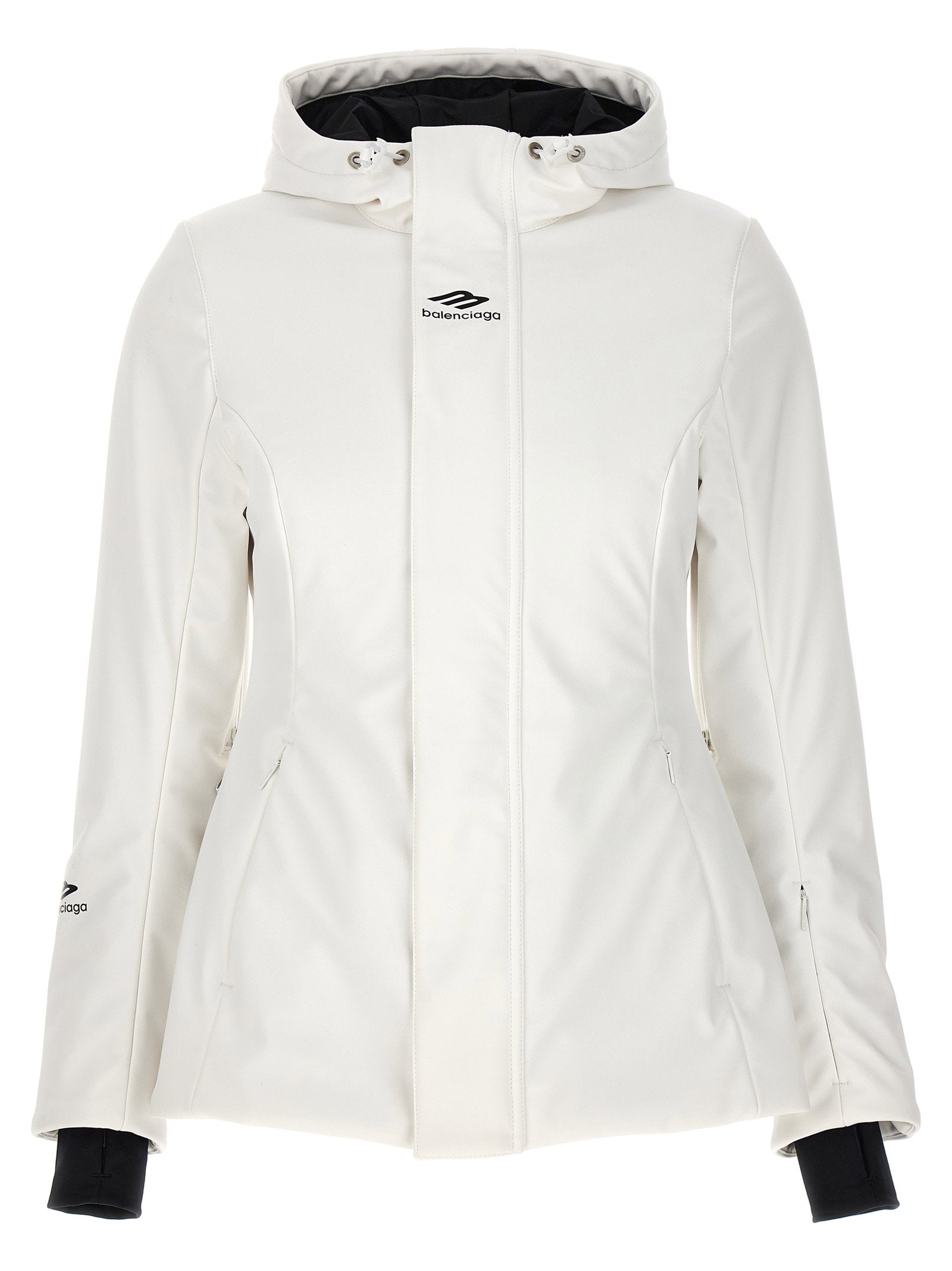 Ski Hourglass Parka — White