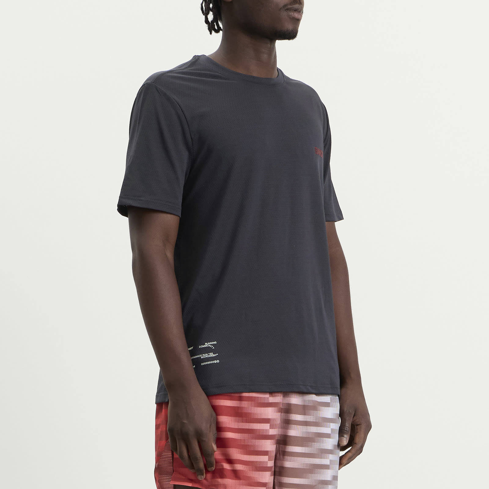 Men's MicroMesh Men's Performance T-Shirt in Black