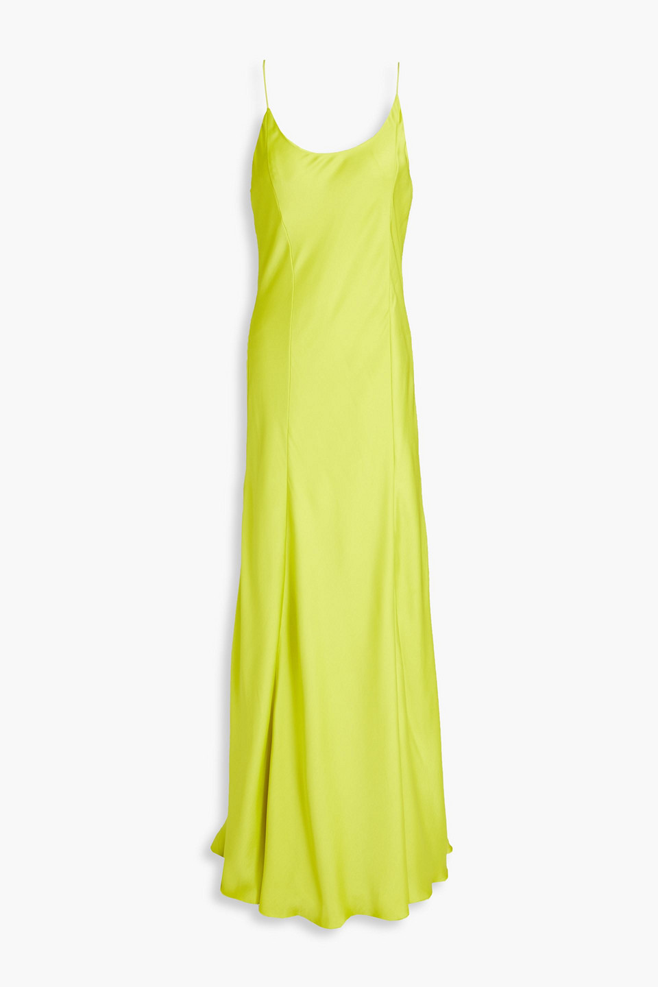 Rag & bone - Deliliah satin maxi slip dress - Green - US 0