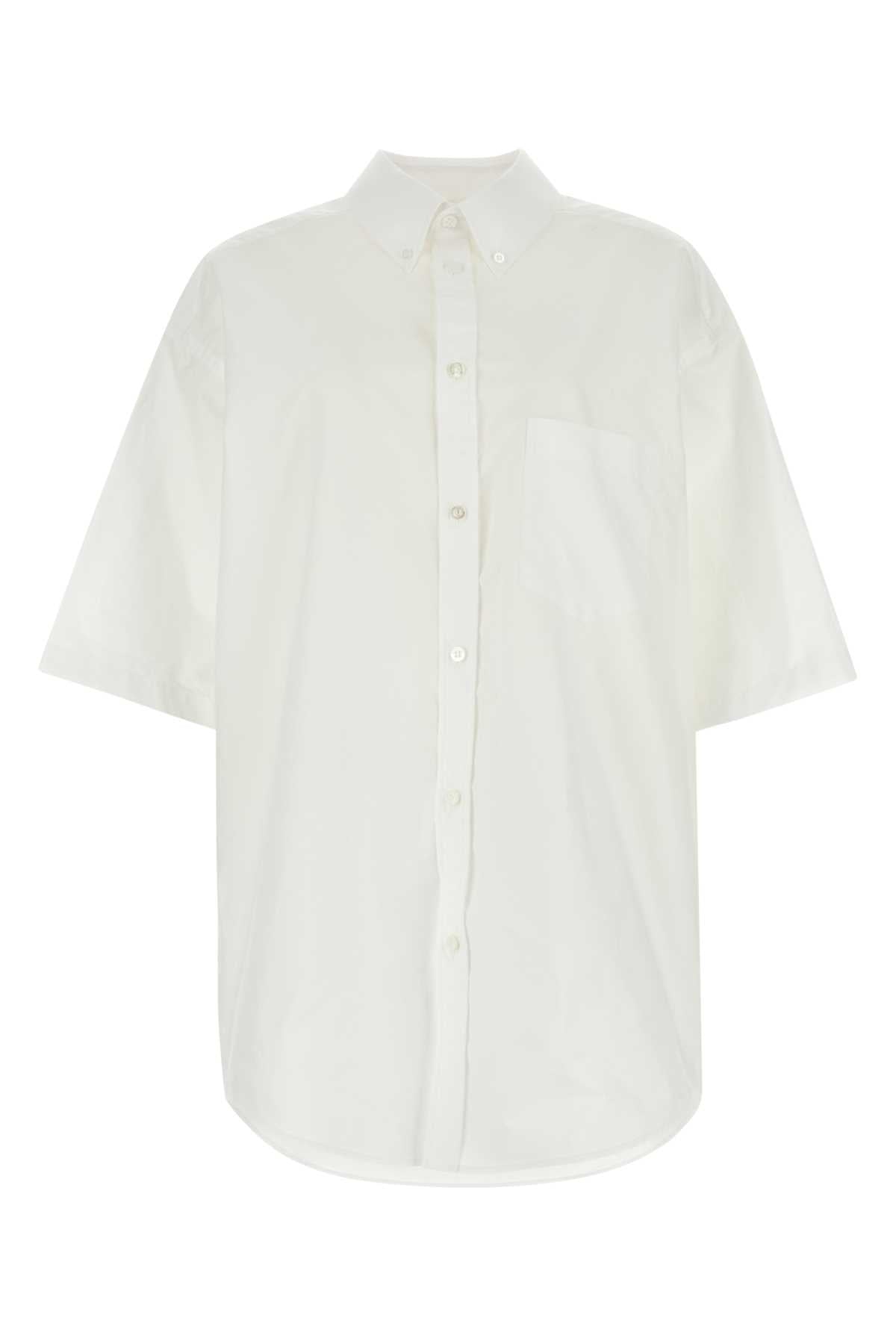 Poplin Oversize Shirt — White
