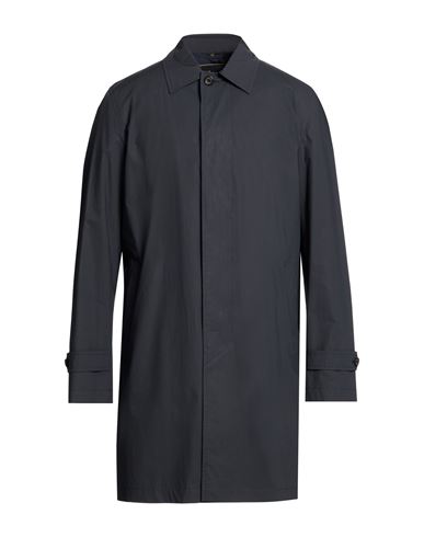 Man Overcoat & Trench Coat Charcoal Size 34 Cotton