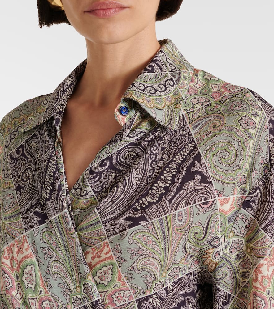 Printed wrap top