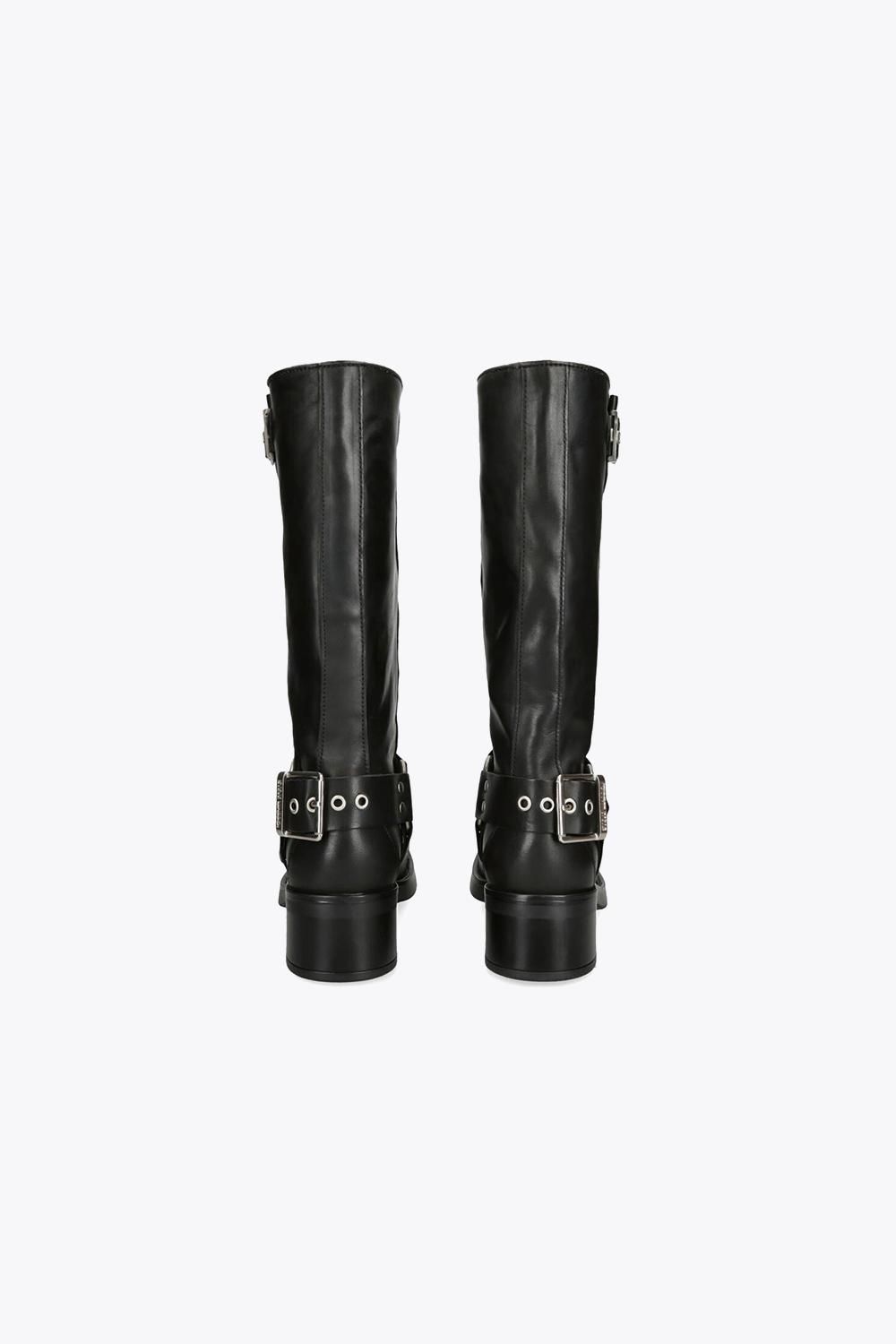 Steve Madden 'beau' Leather Boots In Black