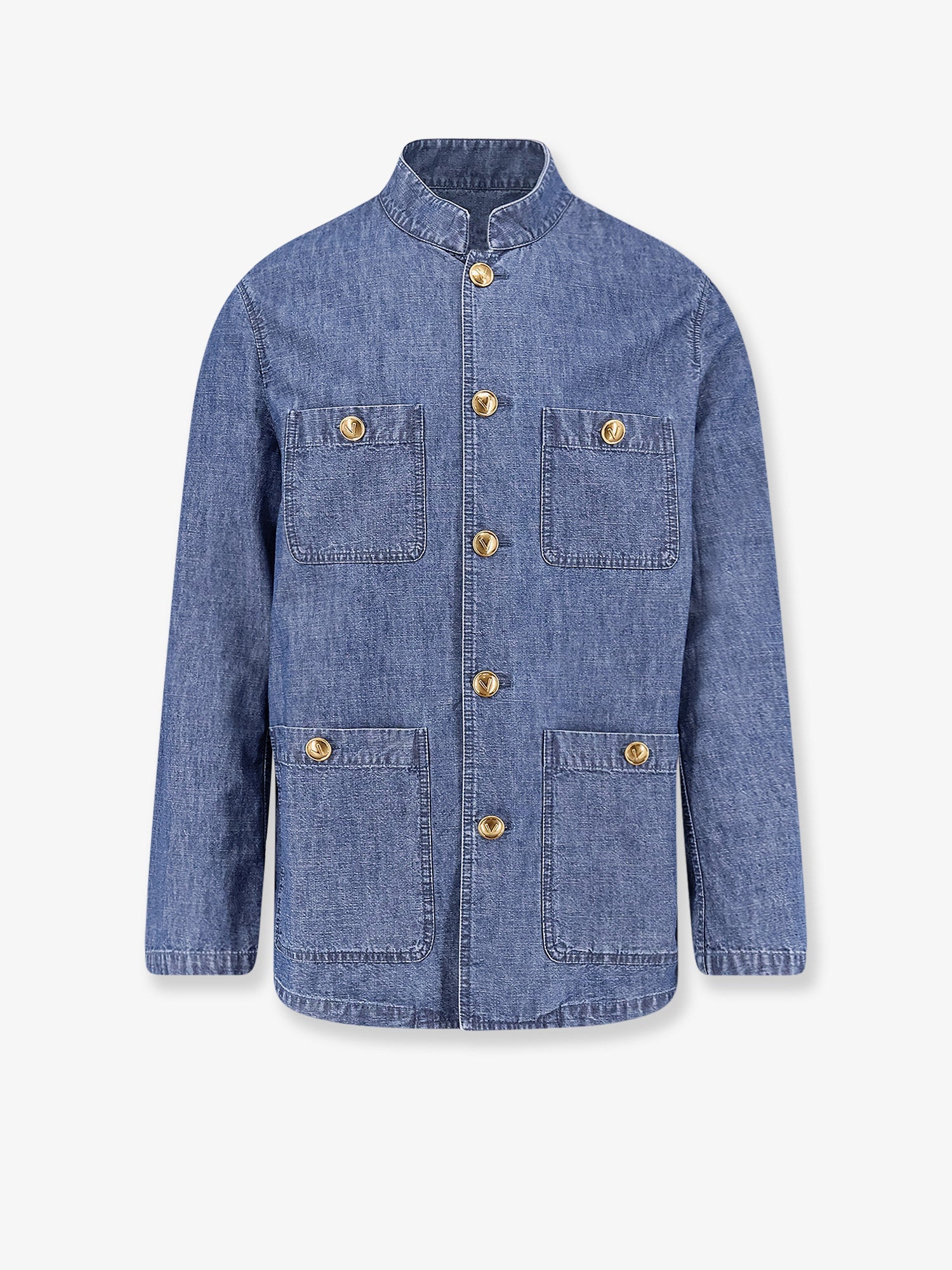 Denim Sahariana Jacket — Blue