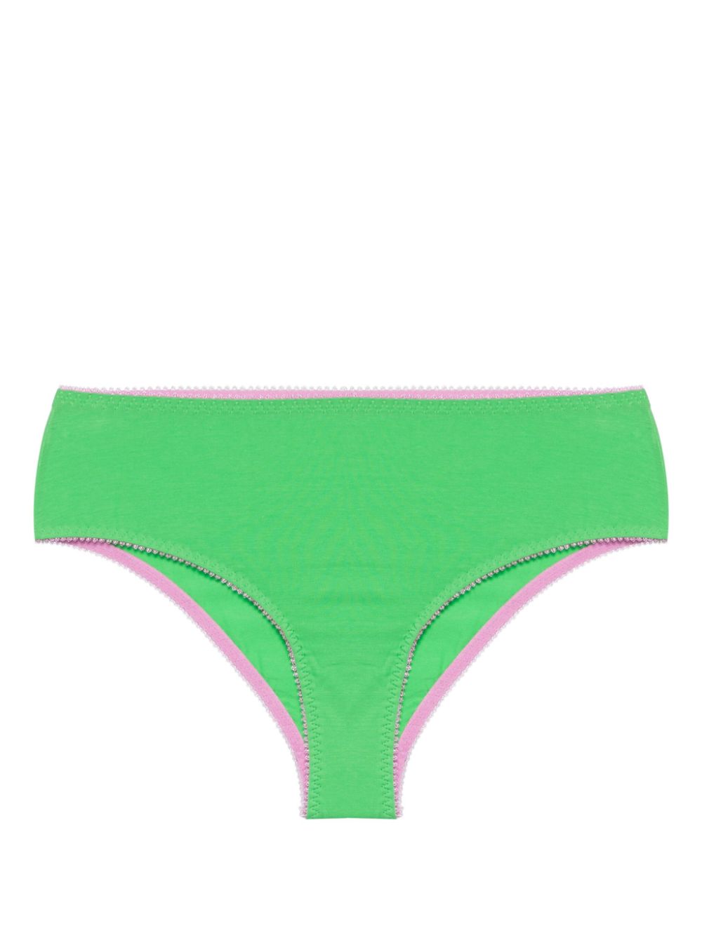 Angie mid-rise briefs - Green