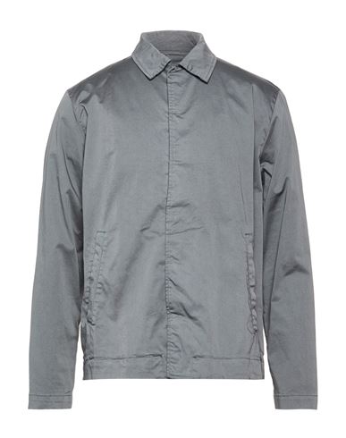 Man Jacket Charcoal Size L Cotton, Elastane