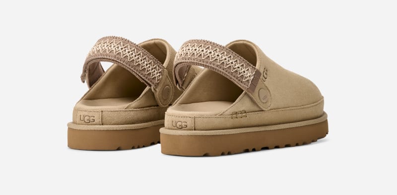 ® Women's Goldenstar ®braid Clog Suede Clogs in Mustard Seed