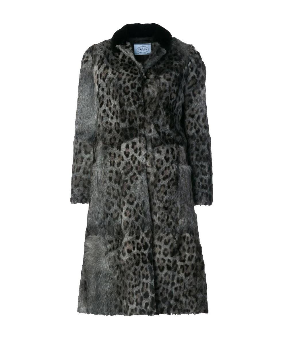 Leopard print coat