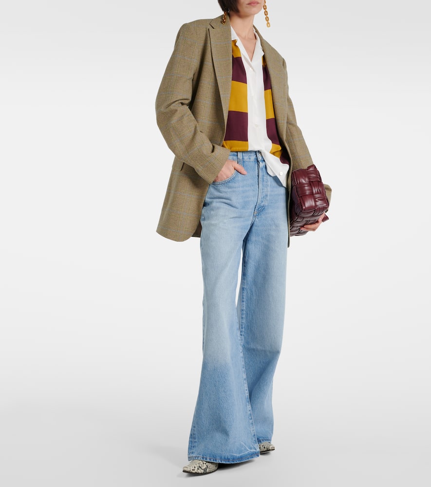 Beverly high-rise wide-leg jeans