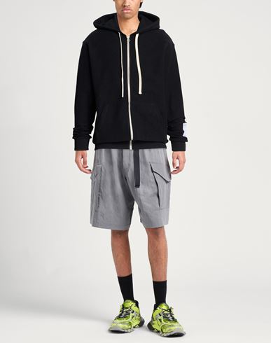 Man Sweatshirt Black Size S Cotton