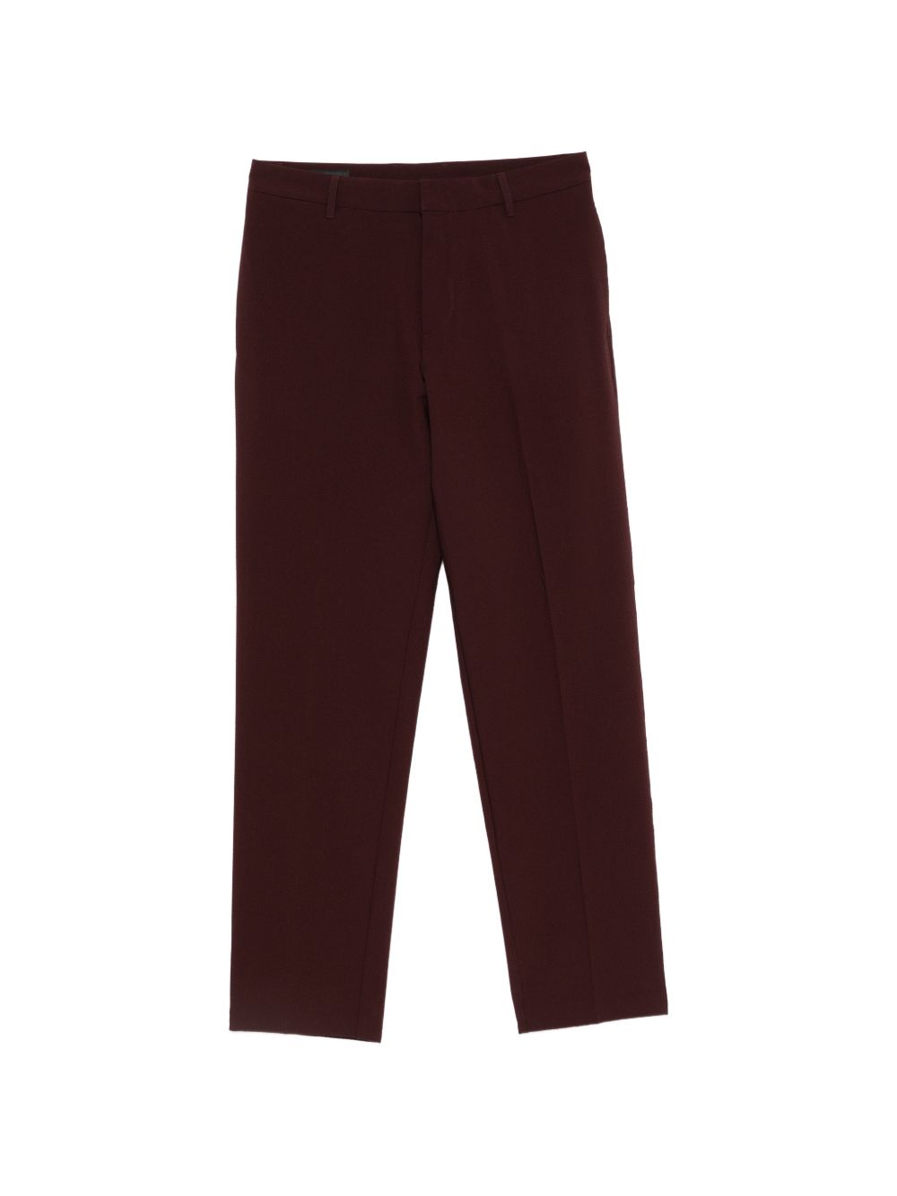 Textured Chino Trousers — Brown