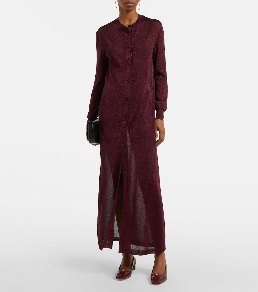 Lamé cardigan