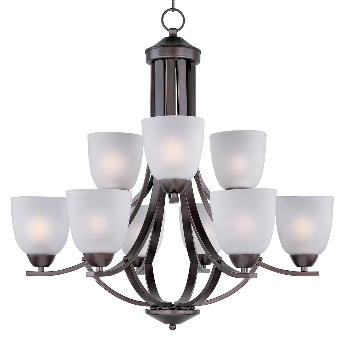 Axis 9-Light Chandelier in Oil Rubbed Bronze