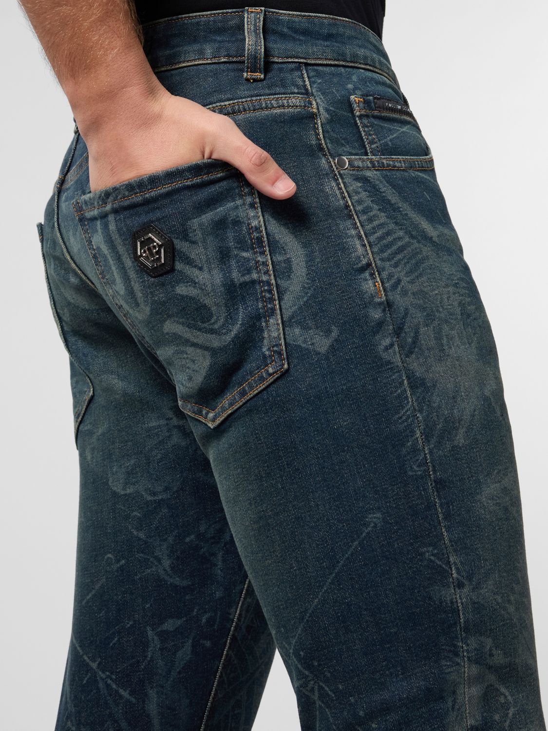 Jeans Men color Blue