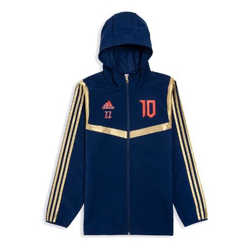 Men's Falcon Zidane Soccer/Football Training Hooded Jacket Blue