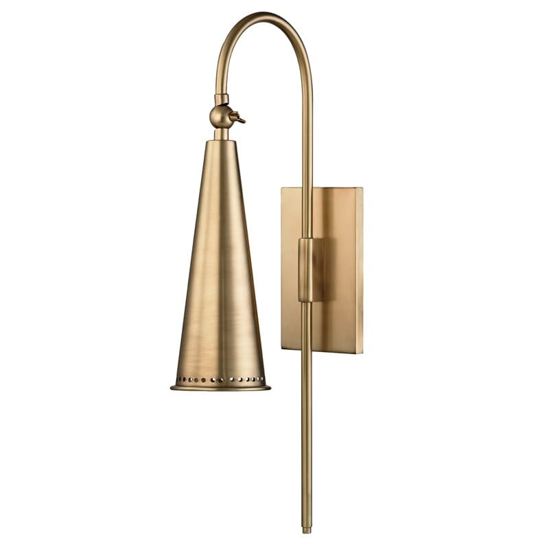Alva 21" Wall Sconce in Aged Bra