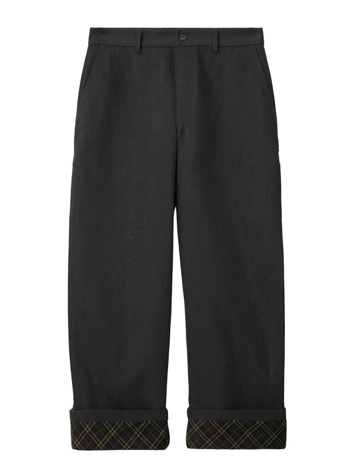 Cotton carpenter trousers - Black