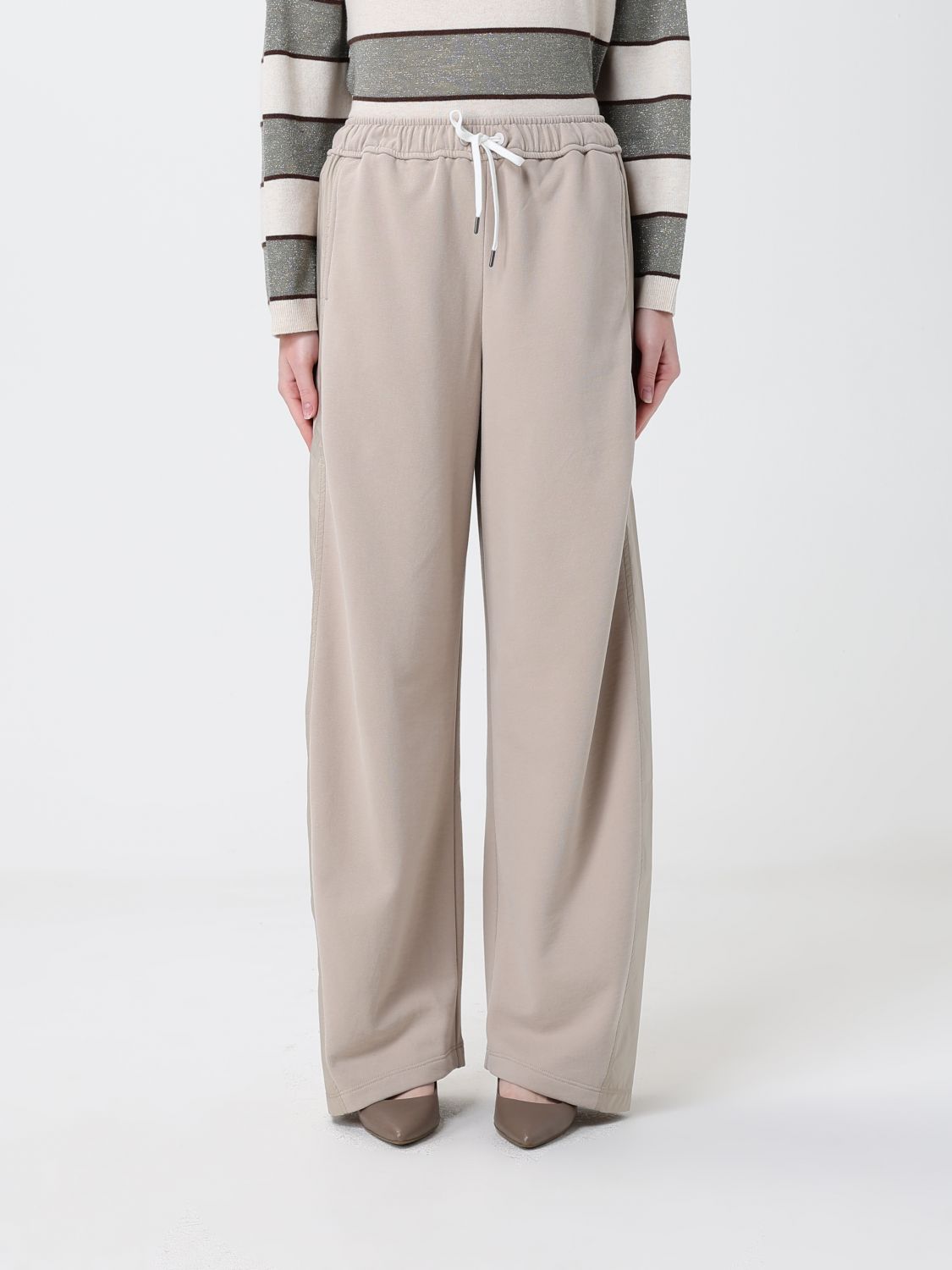 Pants Woman color Beige
