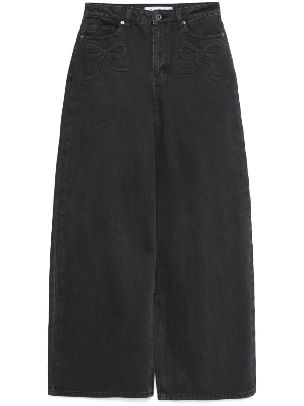 Bow-motif jeans - Grey