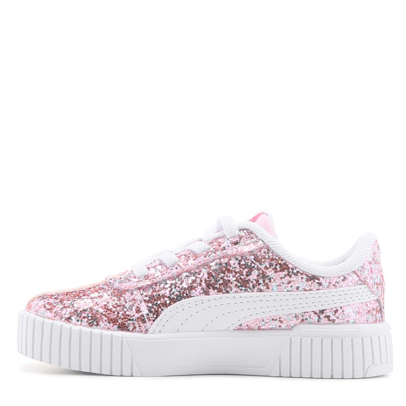 Kids' Carina 2.0 Fashion Sneaker Toddler Shoes (Pink/White/Glitter)