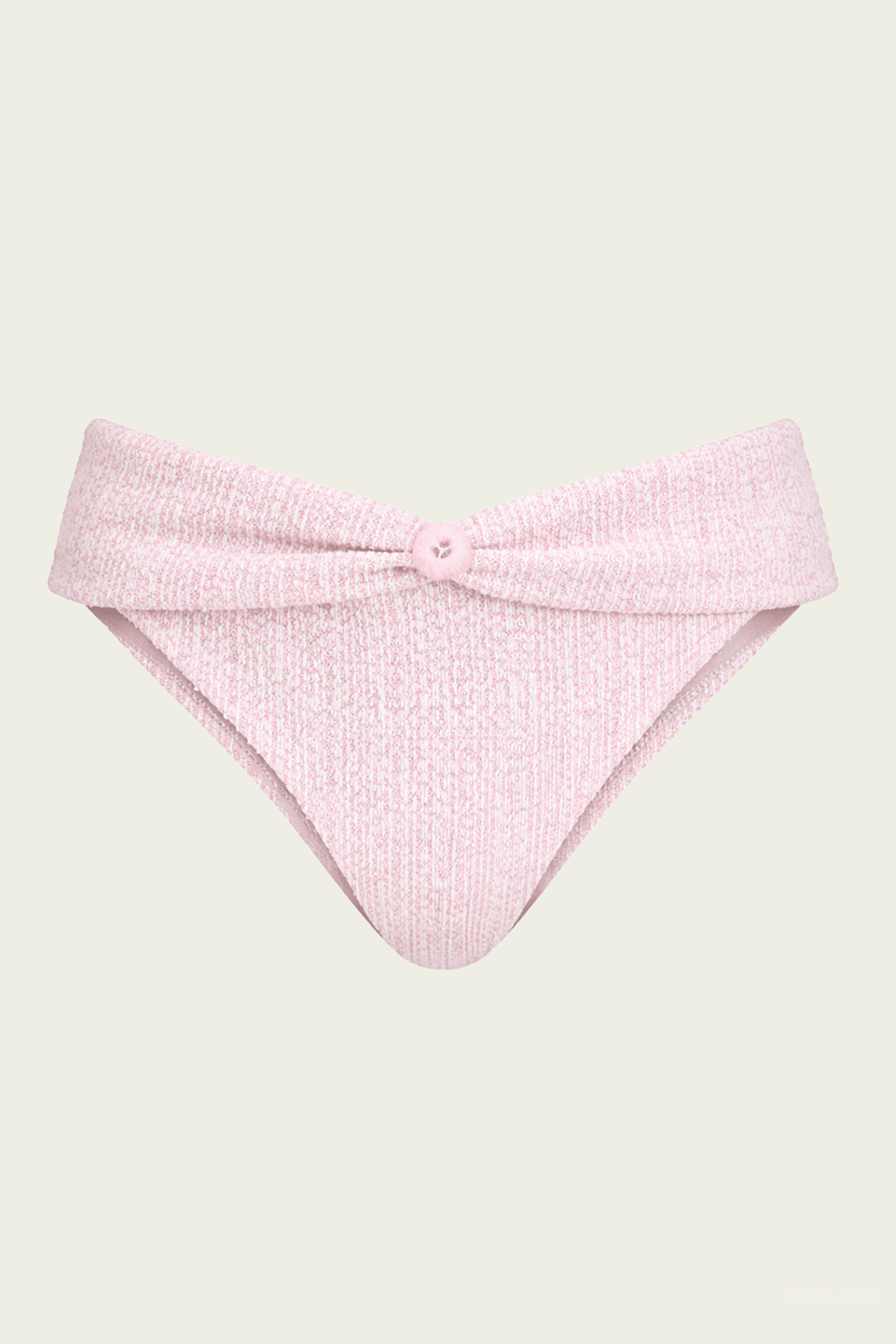 Valen Bikini Bottom in Rose Cream