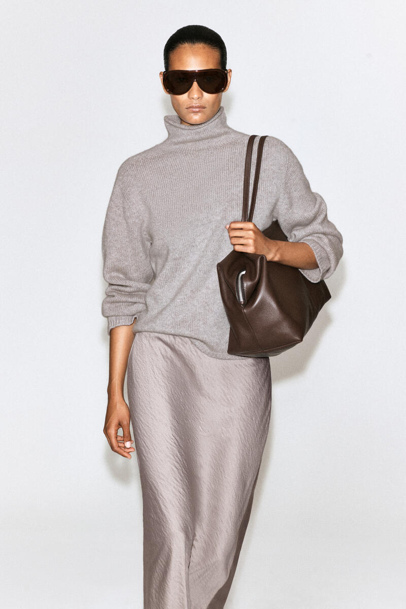Cashmere Mock-Neck Sweater