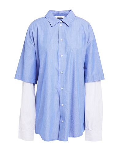 Woman Shirt Azure Size S Organic cotton