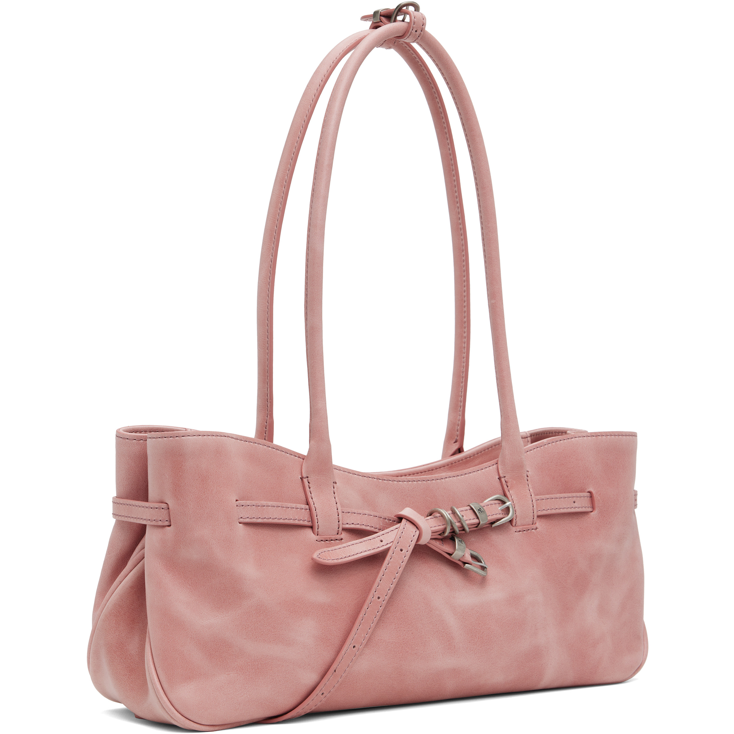 Pink Leather 'Grandma' Used Shoulder Bag