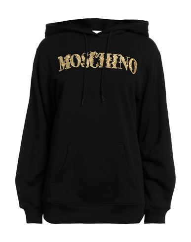 Moschino Couture Woman Sweatshirt Black Size 6 Cotton