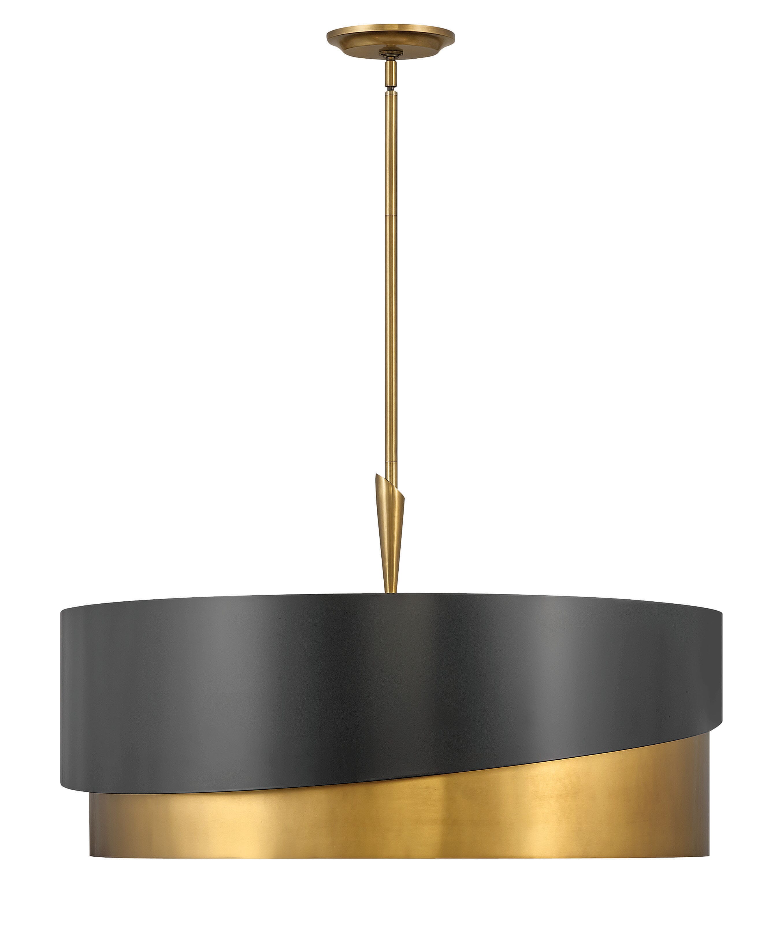 Heritage Brass LED Chandelier from the Gigi Collection