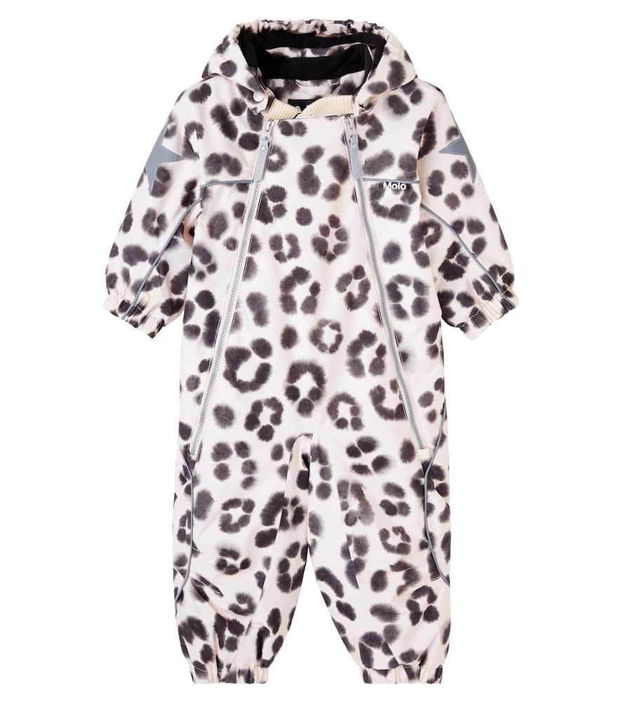 Baby Pyxis printed snowsuit