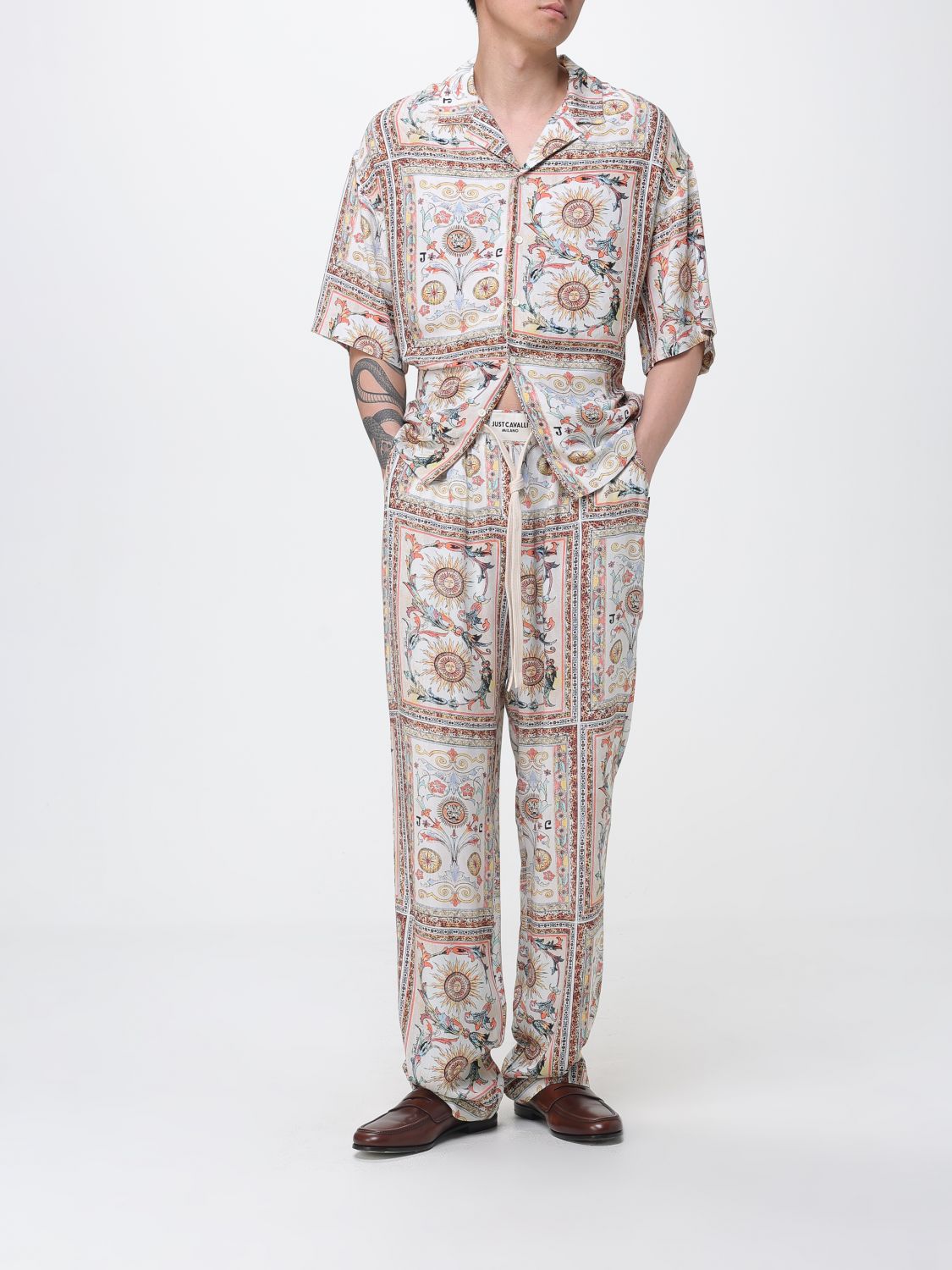Pants Men color Brown