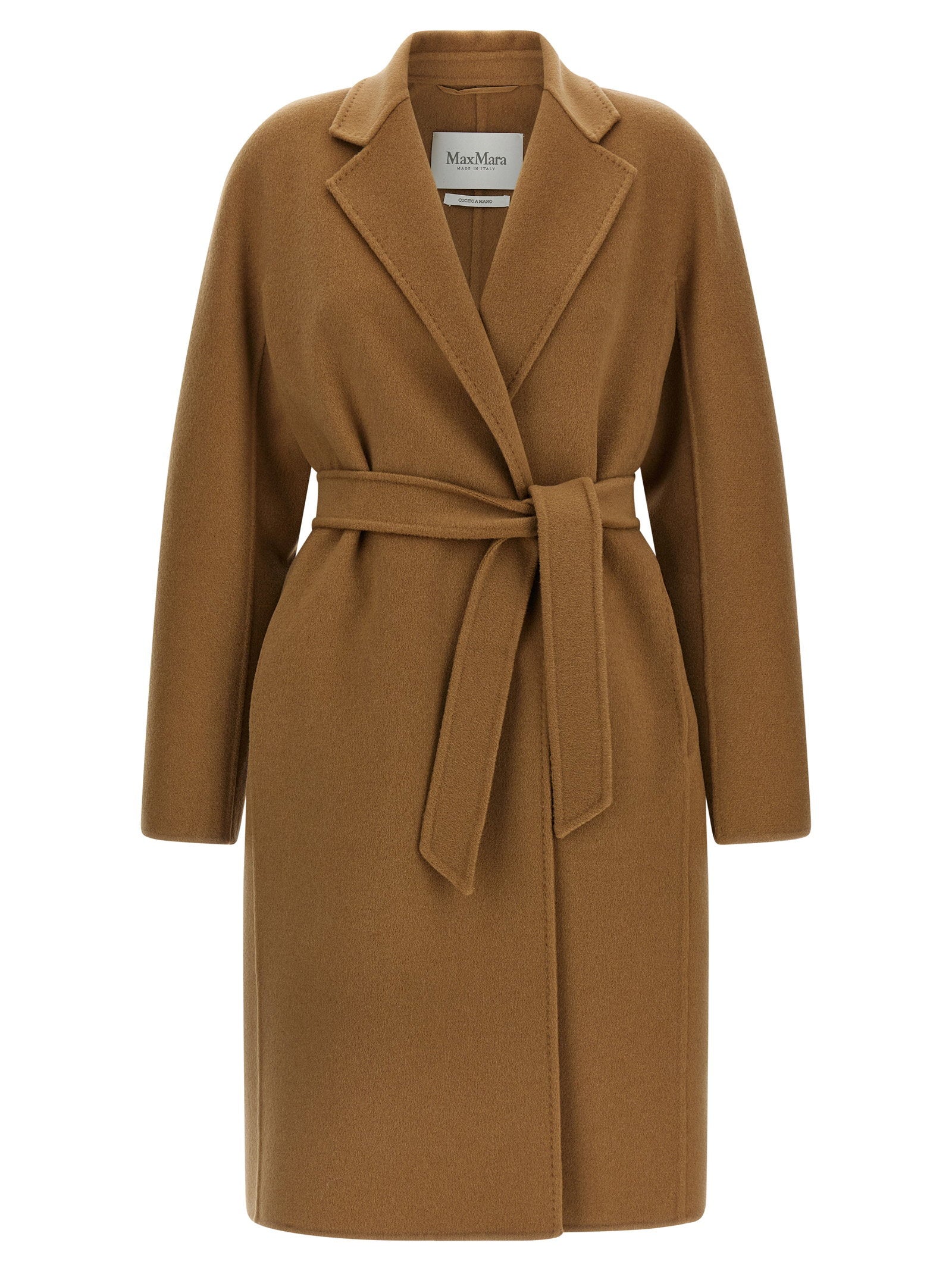 Pure Cashmere Coat — Camel