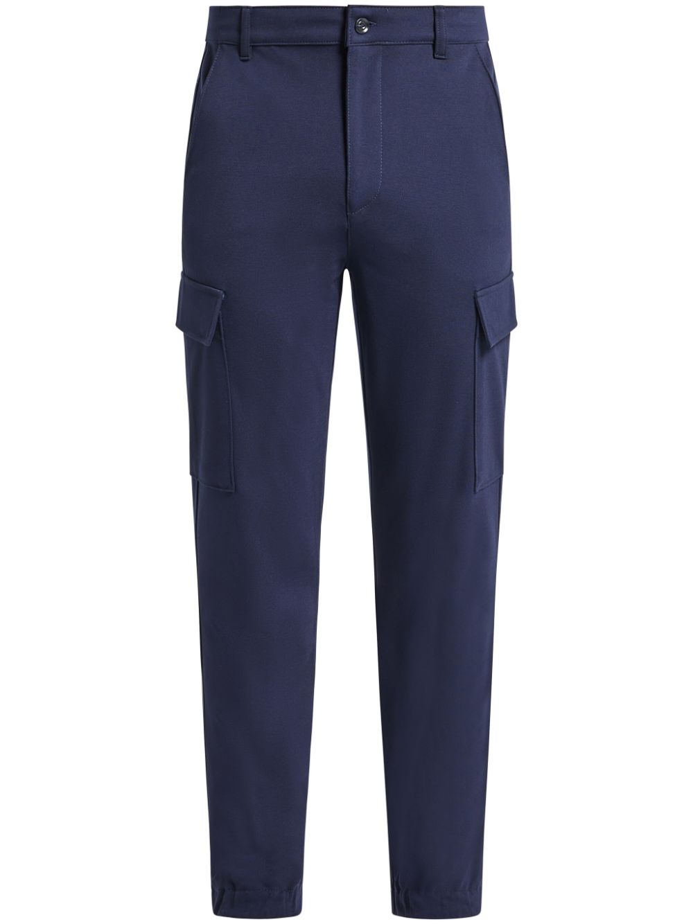 Tapered-leg trousers - Black
