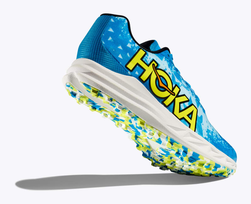 HOKA Crescendo XC Spikeless Shoes in Diva Blue/Evening Primrose