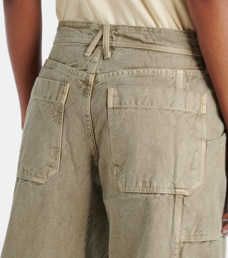 Rookie cotton barrel-leg cargo pants