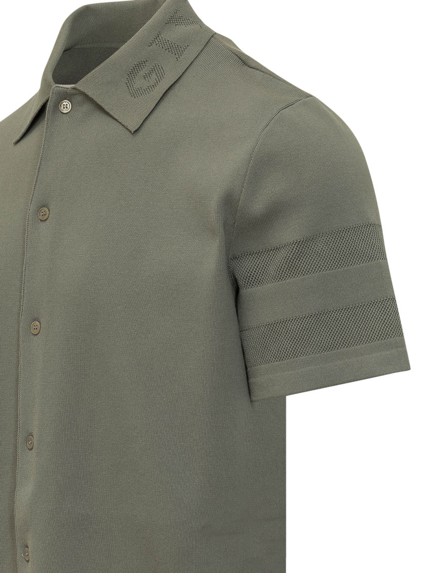 Green Regular Solid Shirt