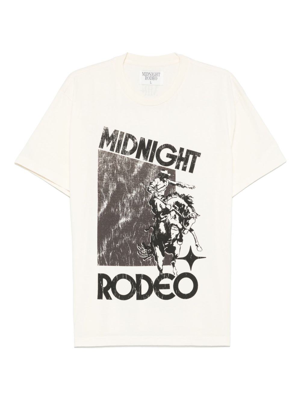 Logo-print t-shirt - Neutrals