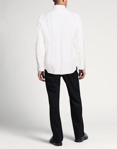 Man Shirt Ivory Size 15 Linen