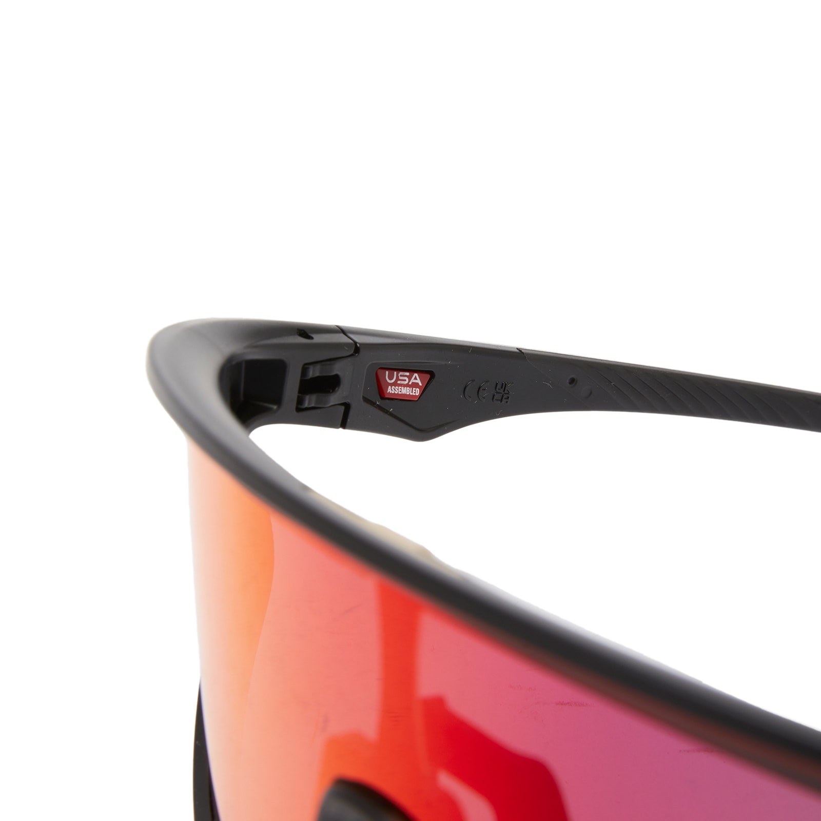 RSLV Sunglasses in Matte Black/Prizm Road 