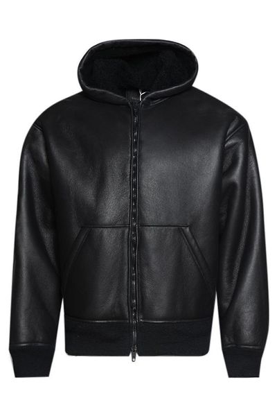 Balenciaga Shearling Zipped Jacket