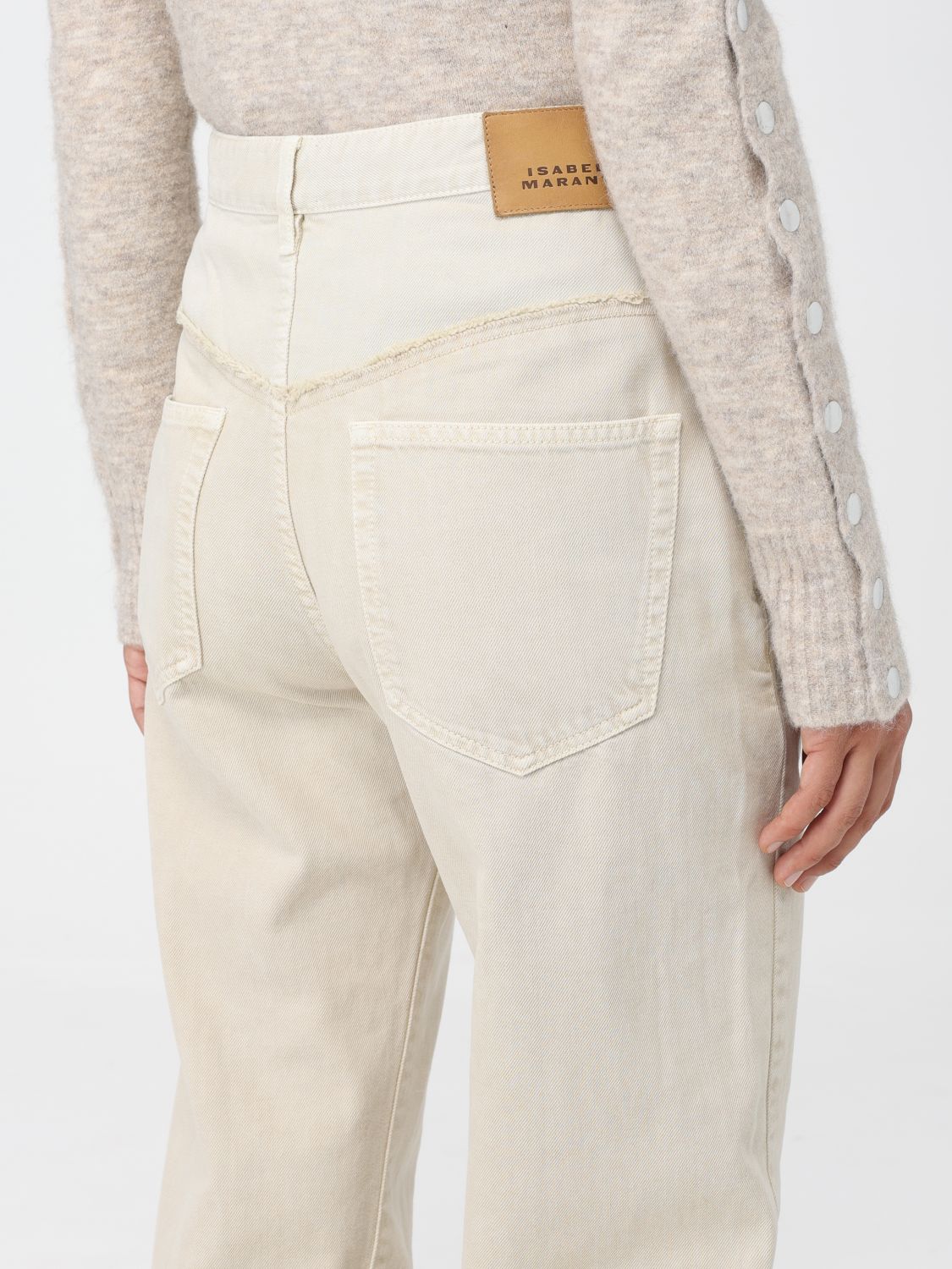 Pants Woman color Beige